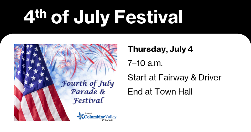 Ad for 4th of July events