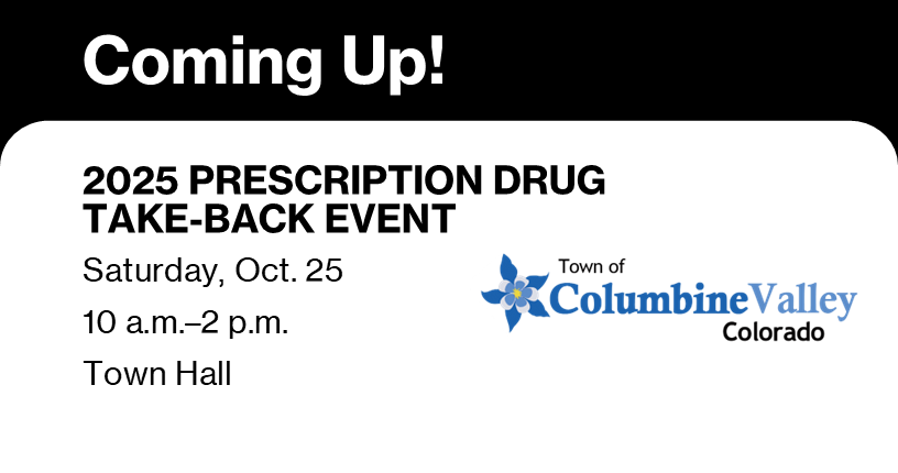 Prescription drug take-back event ad