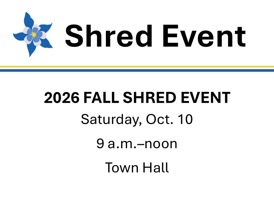 Promotion for fall shred event